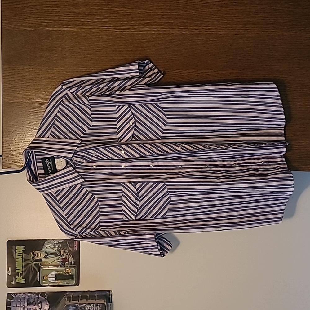 XL western wear pearl snap short sleeve